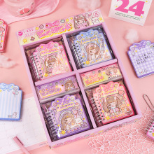 新款随身解压可爱线圈本随身小本子儿童趣味解压笔记本手账记事本