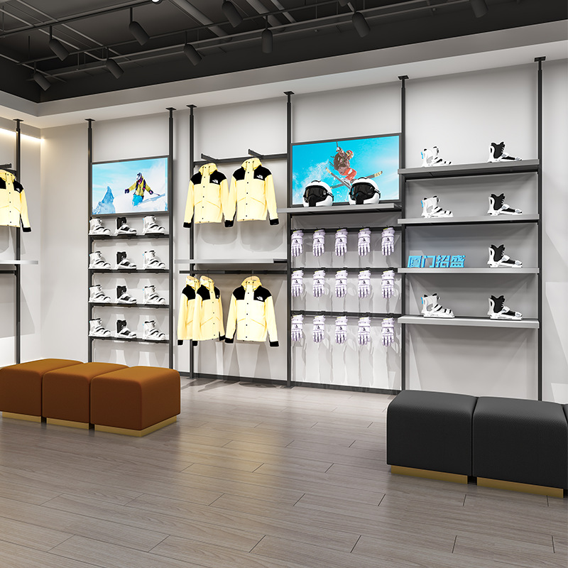 Tienda de zapatos deportivos al aire libre estante de zapatos estante de exhibición tienda de ropa estante de exhibición Zhongdao estante de zapatos estante de tienda de ropa profesional de hombre