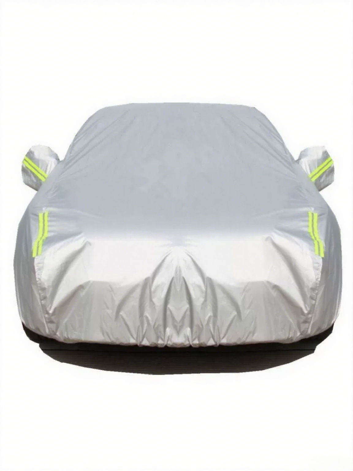 In-Stock Car Cover Sunshade 190t Single-Layer Silver-Coated Polyester Taffeta Dustproof and Sunproof Car Cover