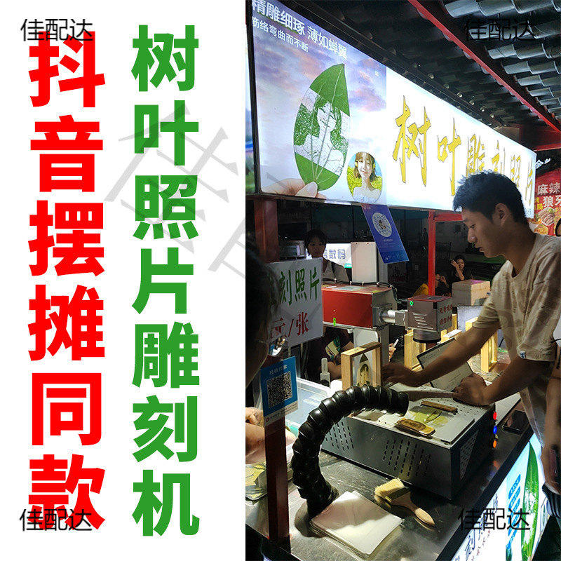 新汉工树叶叶雕激光雕刻机小型全自动叶雕机叶子打印雕刻照片机器