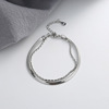 Chain, bracelet, adjustable round beads, European style, simple and elegant design