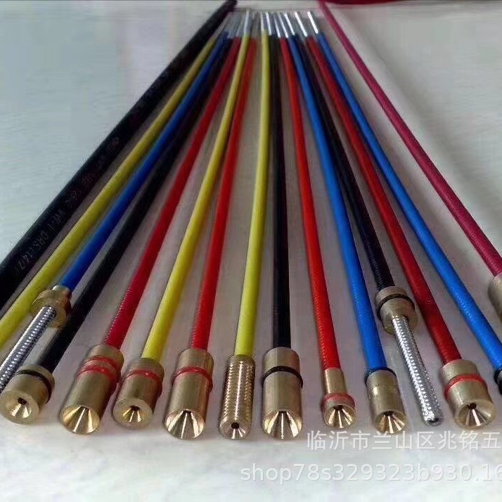 二保焊枪气保焊枪送丝管导丝管松欧式下200A350A500a软管弹簧配件