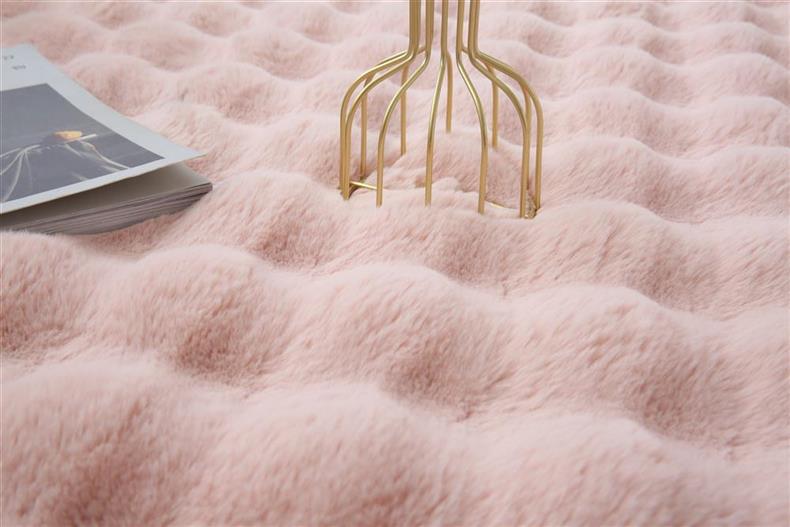 Ins Cream Style Scandinavian Plush Winter Thick Living Room Coffee Table Blanket Carpet Bay Window Tatami Bedroom Bedside Blanket