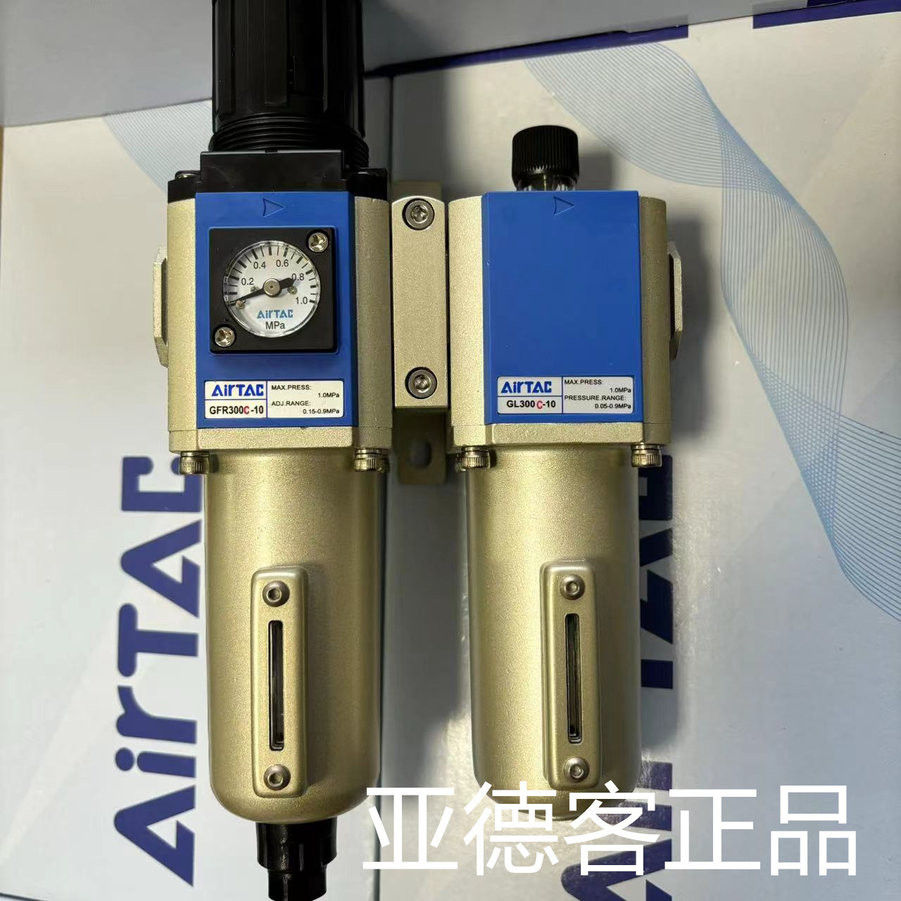 亚德客全金属杯二两联件GFC300C10F1杜绝杯裂 抗裂