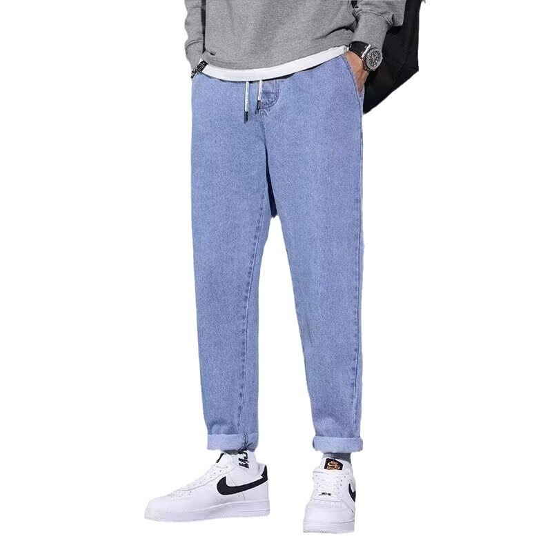 Red Bull-2024 otoño e invierno nuevos productos jeans simples micro-elásticos pantalones de lujo ligeros 2298-P48 nuevos hombres de moda