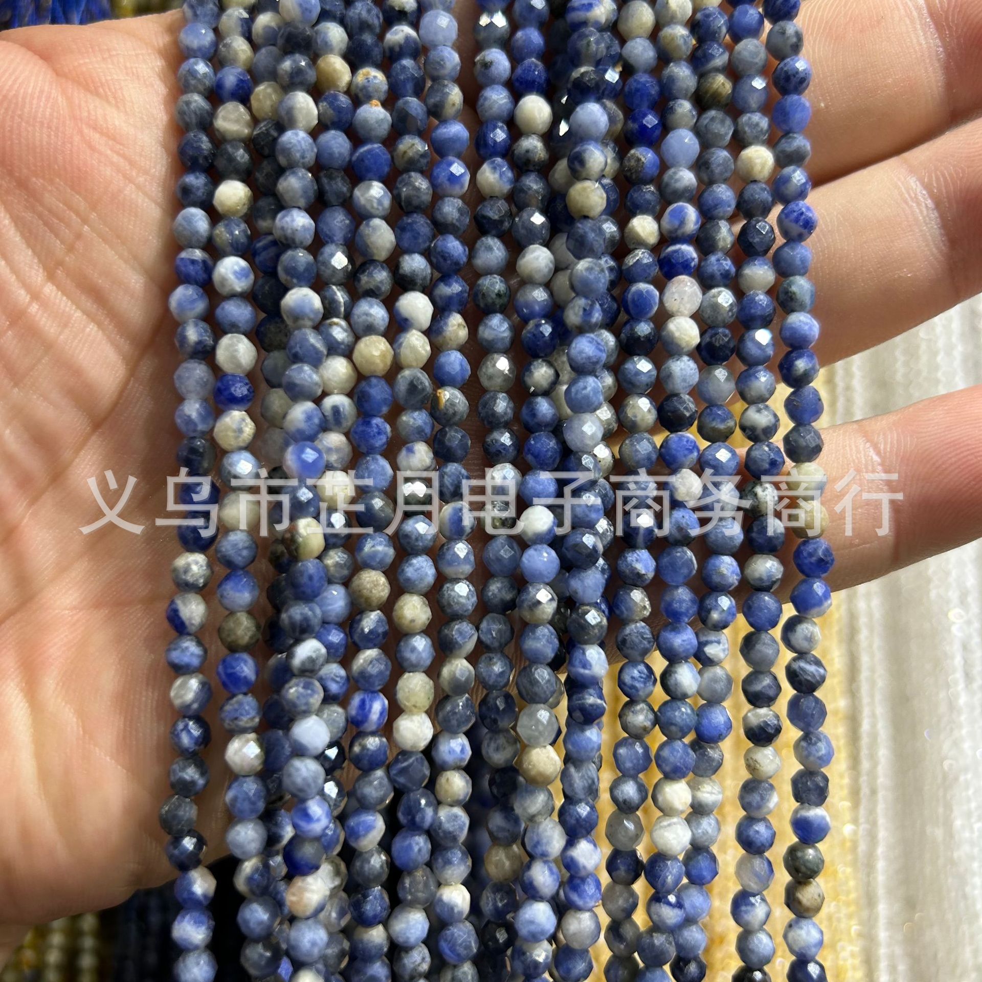 Pequeñas cuentas 2mm3mm4mm facetas todo tipo de ágata Cristal de piedra natural granos sueltos DIY joyería pulsera collar