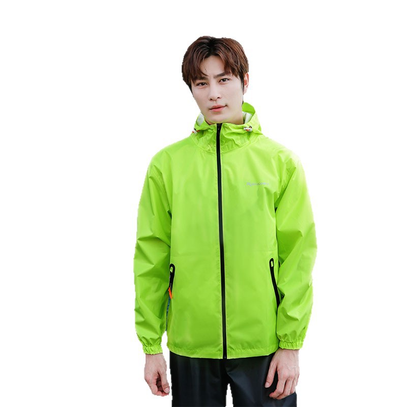 Ultra-Delgado impermeable pantalones de lluvia traje de verano de los hombres de cuerpo completo a prueba de lluvia para llevar a montar dividida ropa de protección solar de las mujeres transpirable