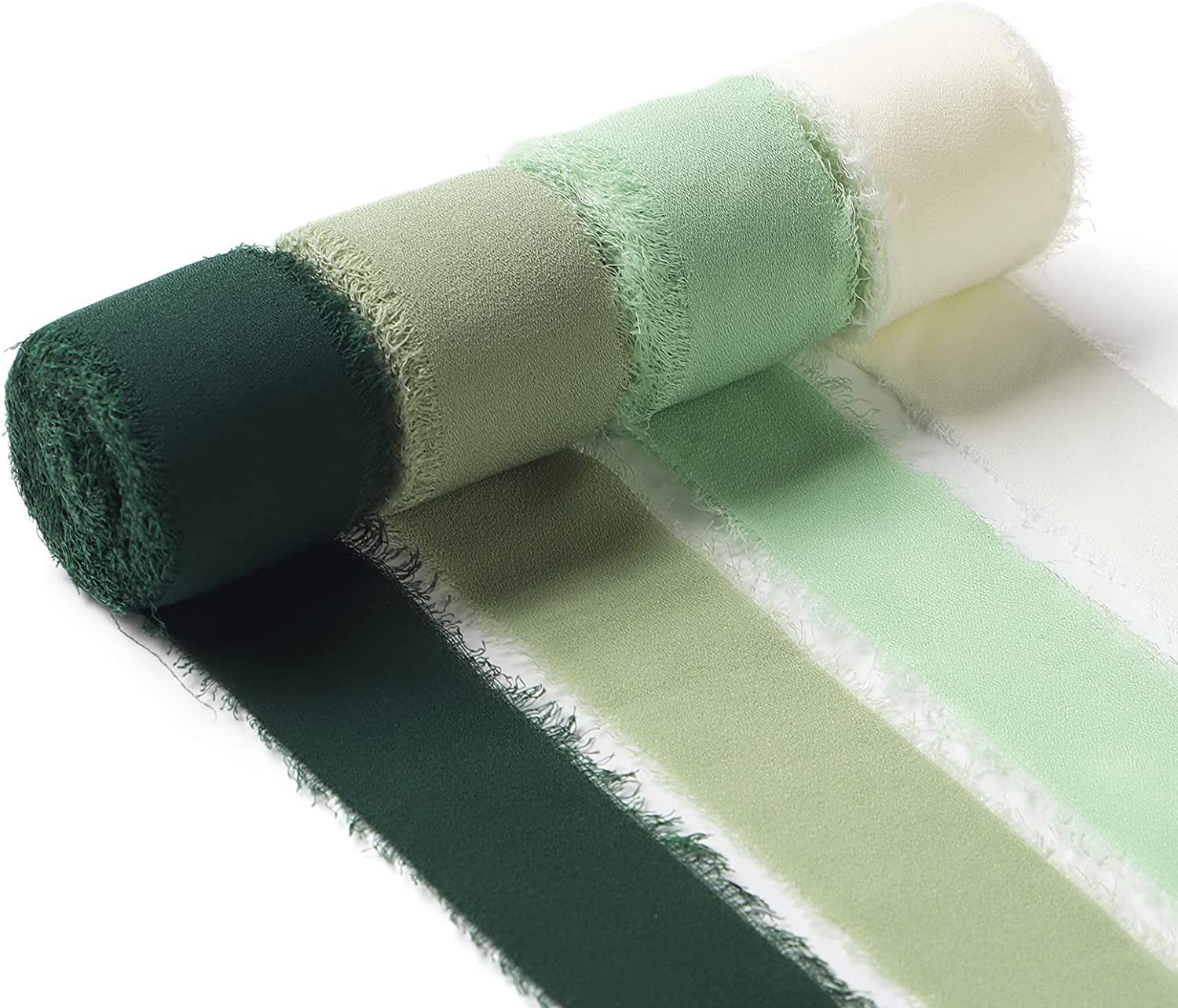 En stock venta al por mayor de gasa deshilachado cinta deshilachada boda tarjeta de felicitación arco decoración ramo de encaje de tela tira