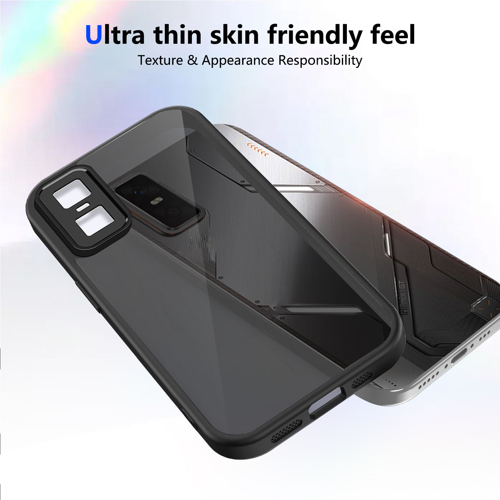 Akkrilik yarımşəffaf telefon qabı — Infinix GT 50/30/20/10 Pro üçün