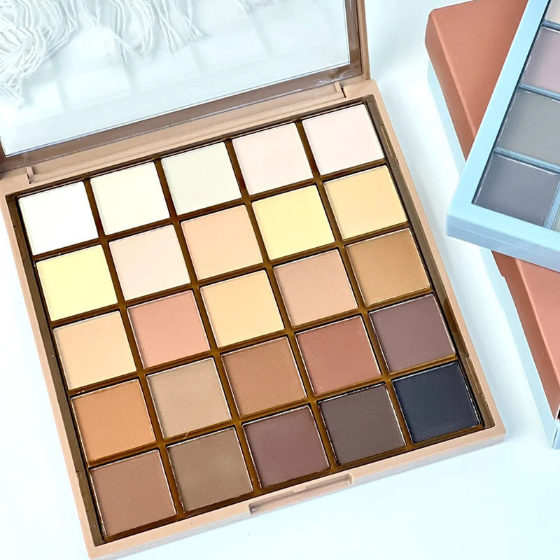 Capel 25-color Lucky Cube Placa de chocolate mate completo todos los días-Partido tierra color dioses anochecer sombra de ojos