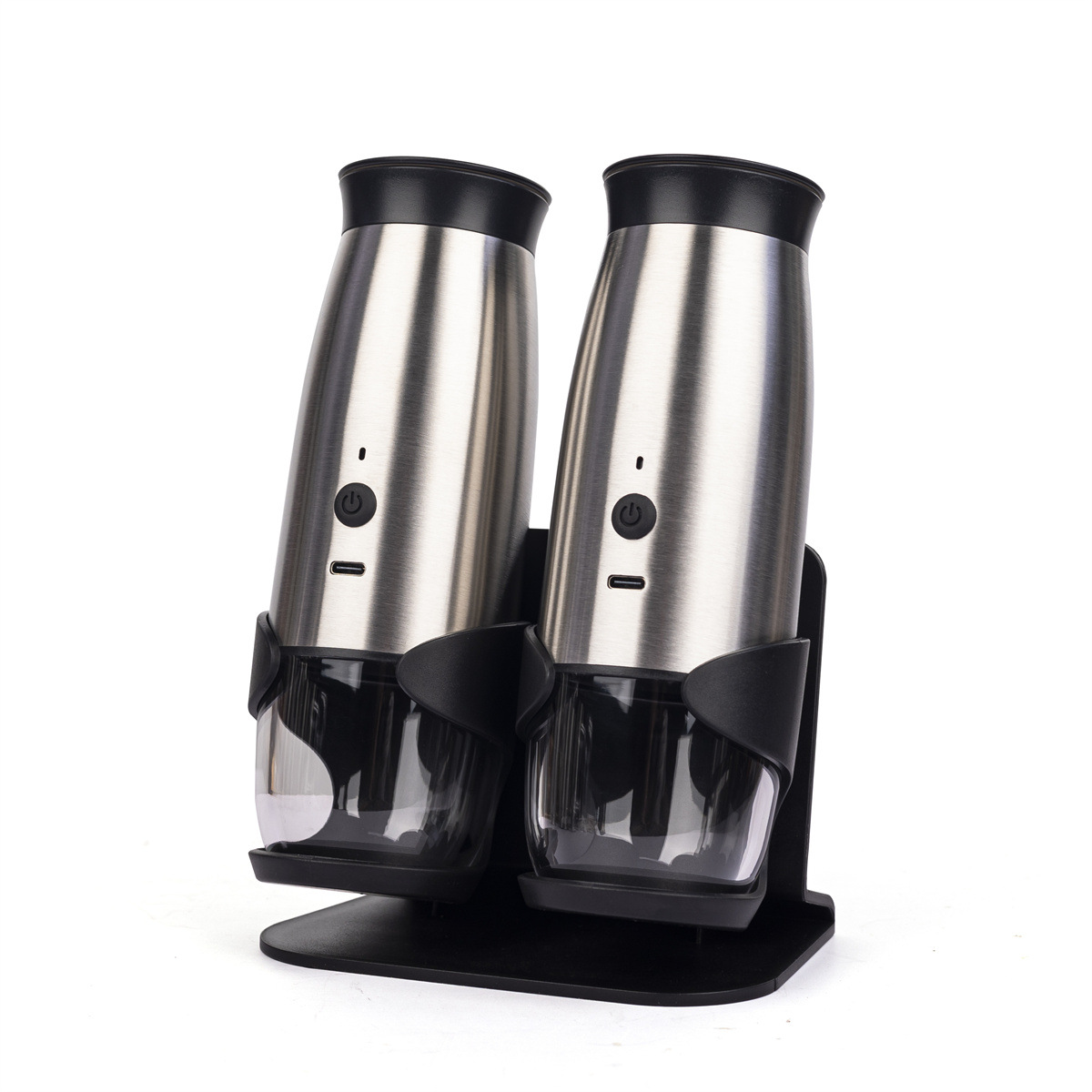 Molino de pimienta eléctrica molino de sal marina de pimienta doméstica base USB doble carga combinación de fábrica de origen