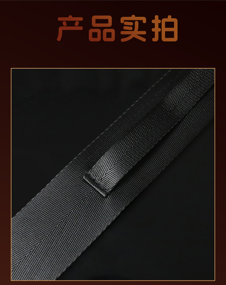 Jiuai Leather-Style Bondage Restraint Straps for Hands and Legs, Black Polyester SM Set — detail image 2