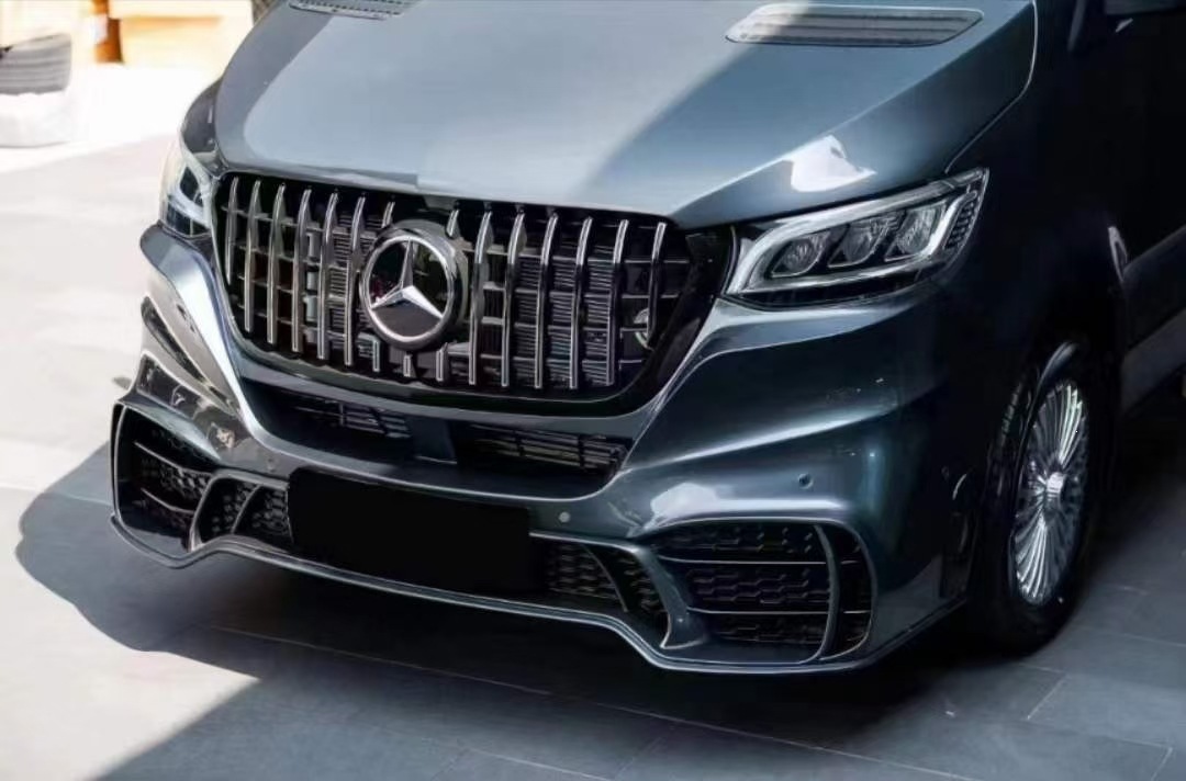 Suitable for 09+ Spitzen W906 models, offering a new 907-style front bumper, grille, and sporty exterior with a full body kit