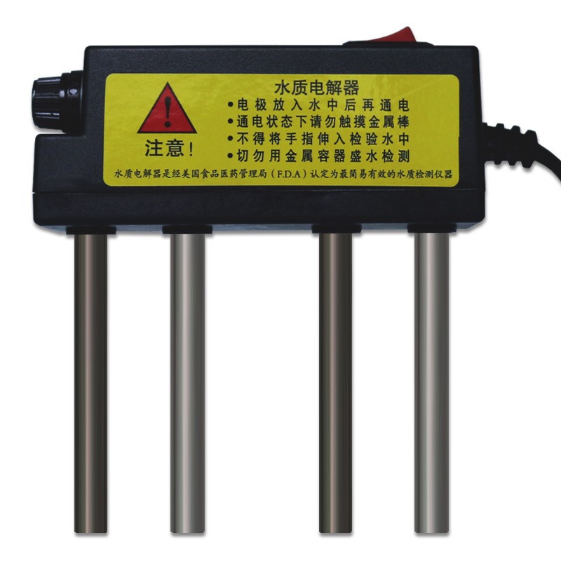 Nuevo instrumento electrolítico de alta calidad de fibra de vidrio Analizador de calidad del agua de cuatro patas dispositivo electrolítico de calidad del agua