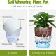 Cross-Border Olinze Flower Pot Self-Absorbing Lazy Flower Pot Household Resin Flower Pot Transparent Double-Layer Flower Pot Succulent Flower Pot