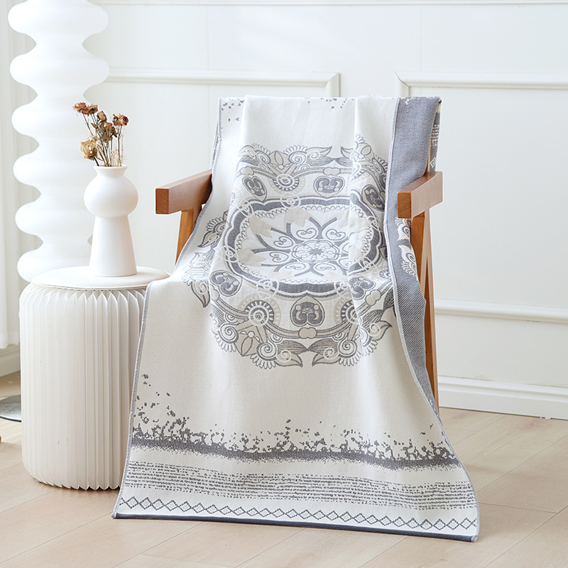 Gauze Bath Towel Women's Household Cotton Large Adult Quick-drying Cotton Men's Couple's Soft Absorbent Distinctive Cute Wrap Towel