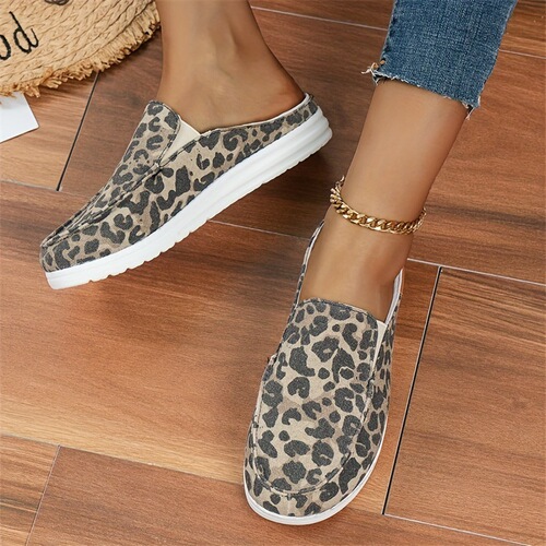 Women's Fashion Loafers Casual Round Toe Slip on Slides