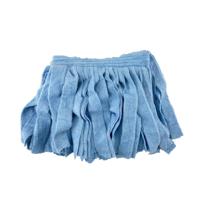 South Korea and Japan Export Blue Microfiber Cloth Industrial Mop Replacement Head