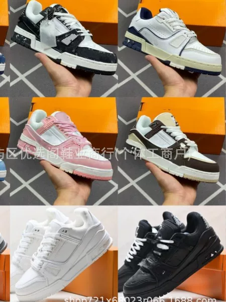 Cross-border exclusive supply of Putian L-brand trainer sneakers, unisex, non-slip, wear-resistant, fashionable casual shoes