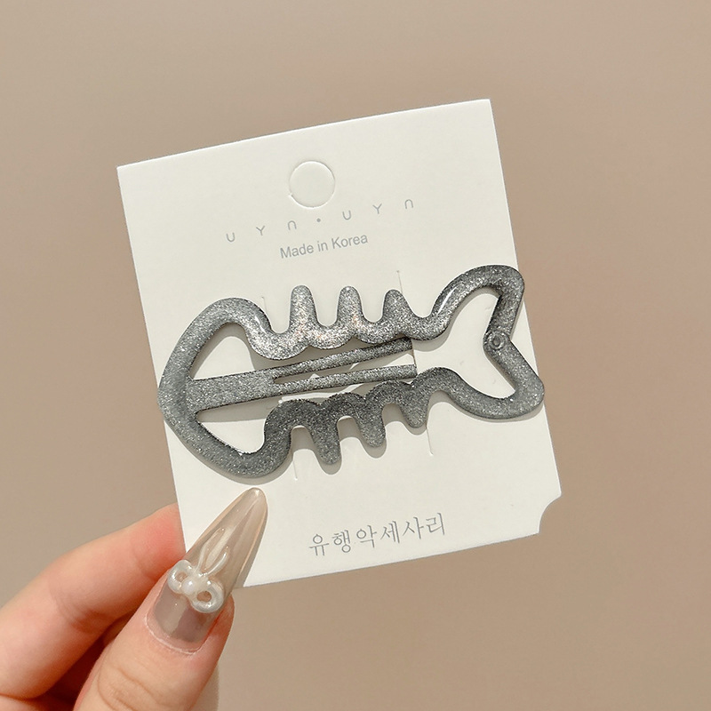 Lindo, dulce y sin marcas de horquillas en la frente de la mujer, Liu haijia, pinzas de boca de pato, clips de pelo roto en el lado del tocado de la tarjeta de pelo. image 83