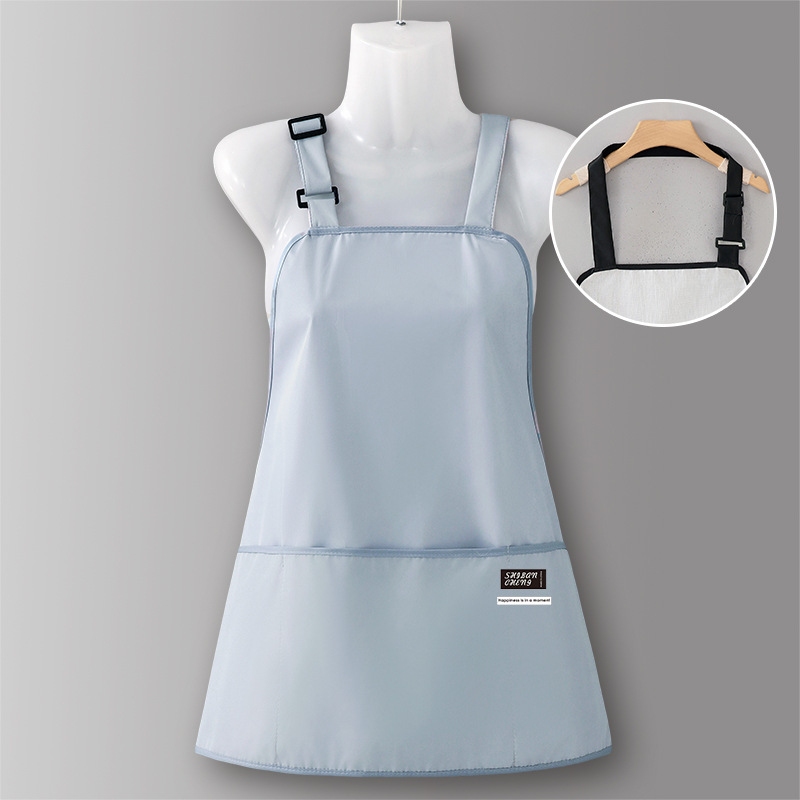 Delantal cocina hogar 2025 nuevo estilo a prueba de aceite e impermeable barista para trabajar ropa de trabajo para mujeres