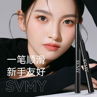 Cross-Border Foreign Trade Wild Waterproof Eyeliner Pen with Hard Tip, Quick-Drying, Sweat-Resistant, Non-Smudging, Black Waterproof and Sweat-Proof