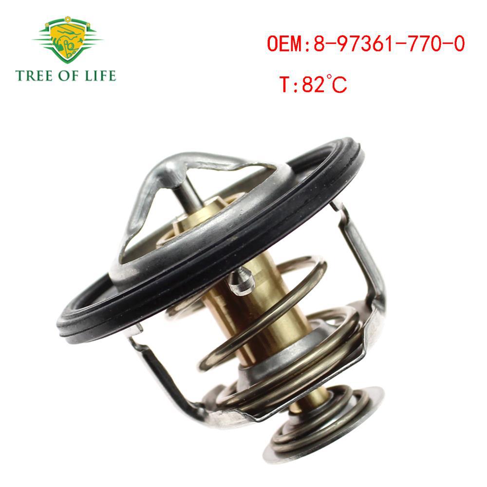 8 - 97361 - 770 - 0 para el termostato de refrigerante del motor Isuzu 82 °C