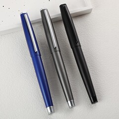 新しいスポットオフィスボールペンつや消しテクスチャプロモーションギフト広告ペンビジネスメタル署名ペンゲルペン