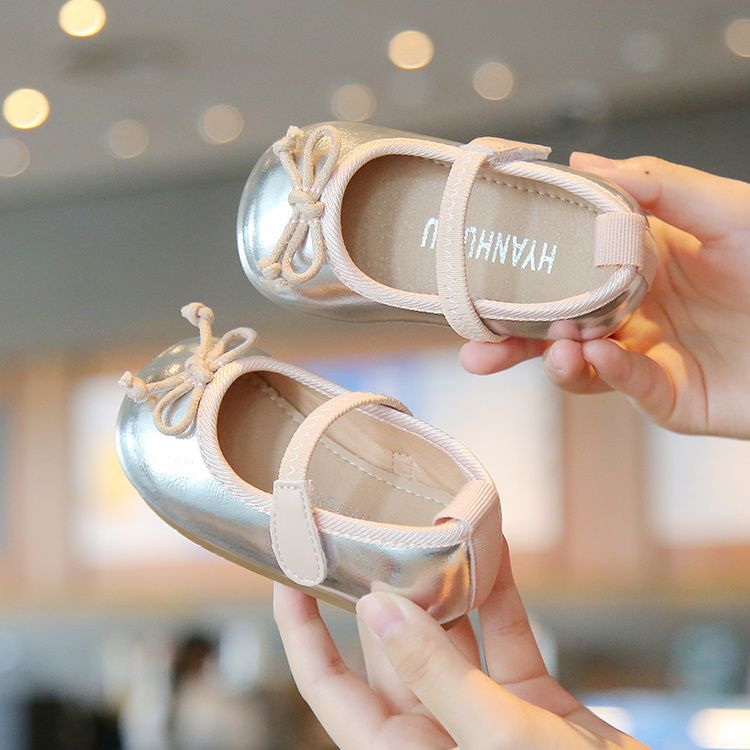 Girls Casual Baby Shoes 2025 Summer New Korean Style Baby Princess Non-Slip Soft Sole Breathable Toddler Small Leather Shoes