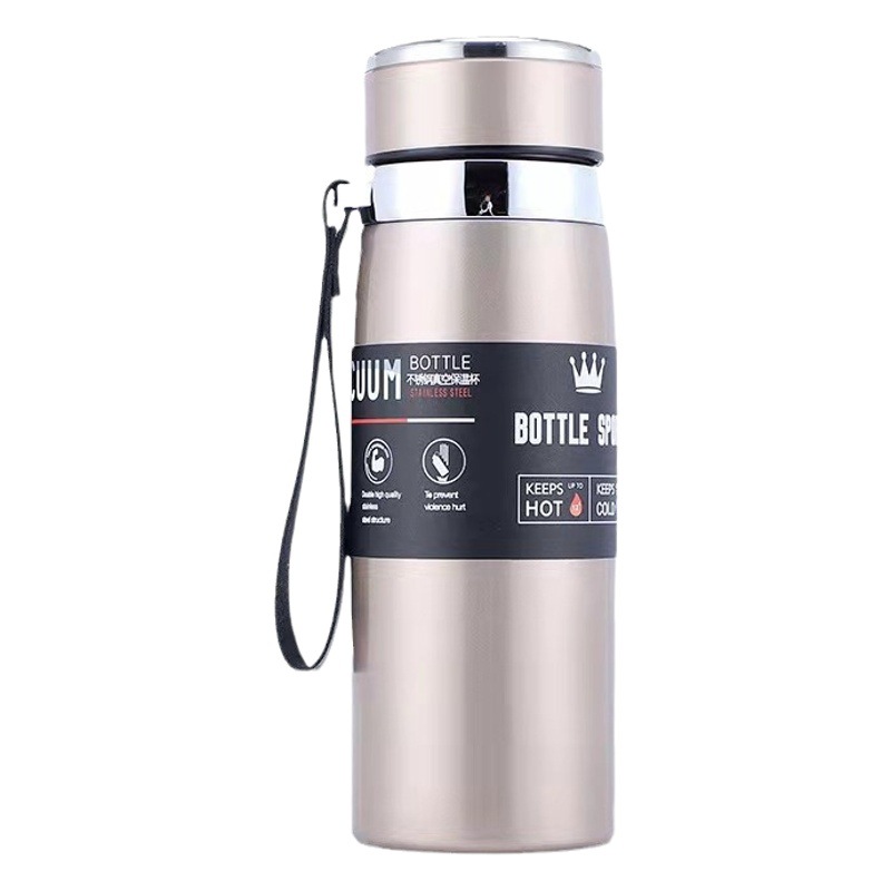 Nuevo 316 de acero inoxidable taza del vacío gradiente Sling olla viaje gran capacidad deportes al aire libre hervidor logotipo por mayor