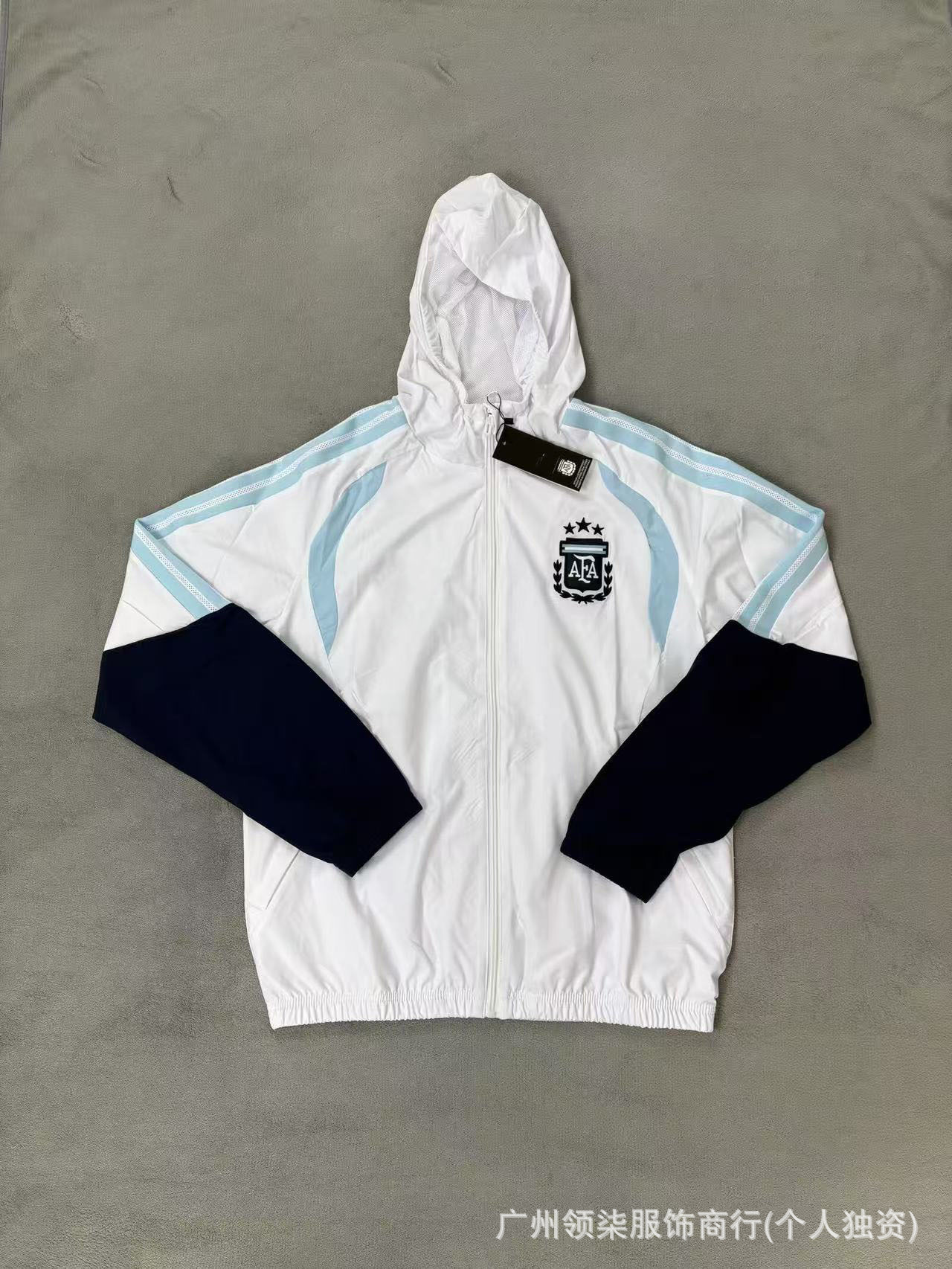 Nuevo fútbol de doble cara chaqueta de algodón Brasil París México Arsenal Alemania BairbaL impermeable