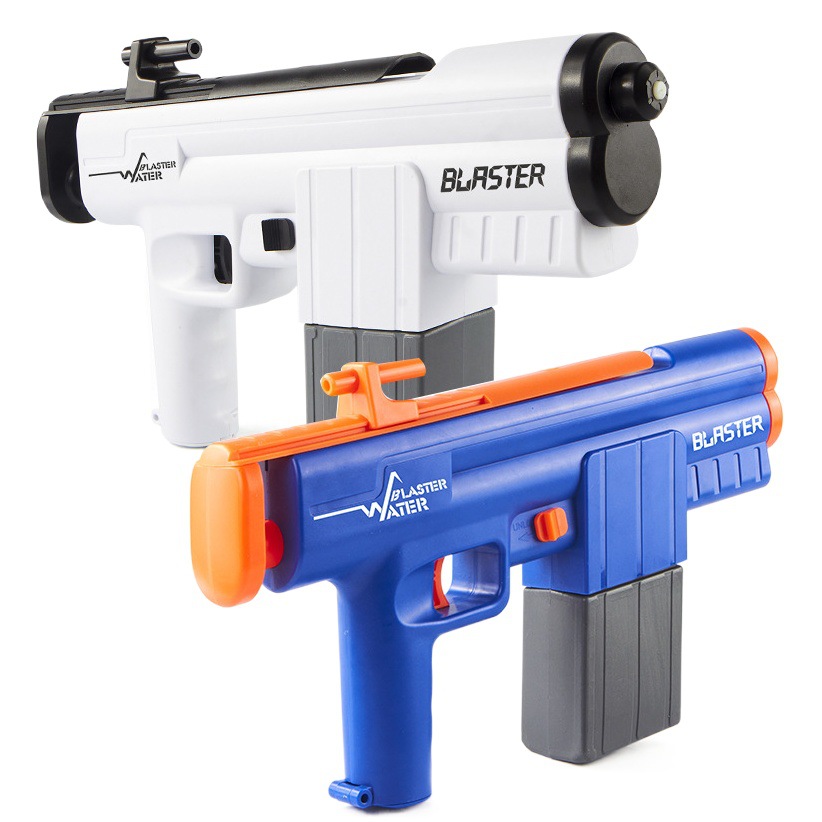 Juguete de pistola de agua eléctrico casual para niños nuevos de verano de alta presión de rango fuerte pistola de agua de largo alcance juguete de lucha de agua
