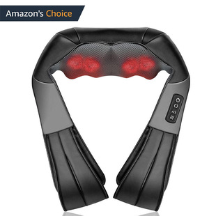 Neck Kneading Rotary Massage Shawl Heating Vibration Cross-border New Multi-function Shoulder and Neck Massage Shawl