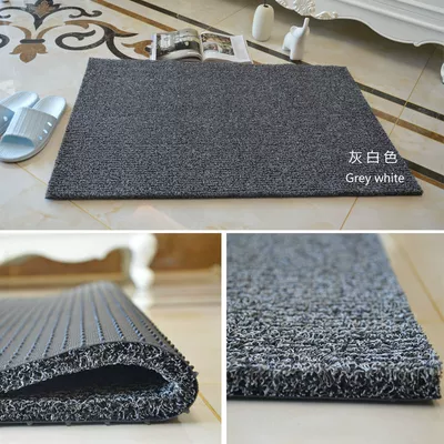 foot mat for home use, entrance | Avtomobil döşəmə paspasları - black-gray-22mm-extra-thick-40cm60cm-two-pieces