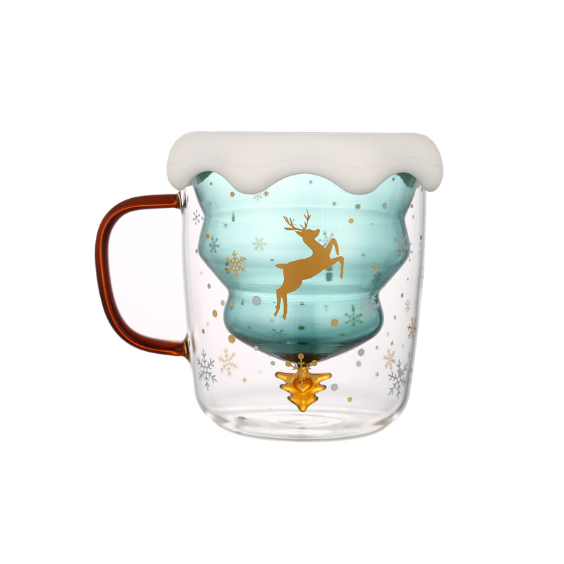 Ciervo del árbol de Navidad con la tapa