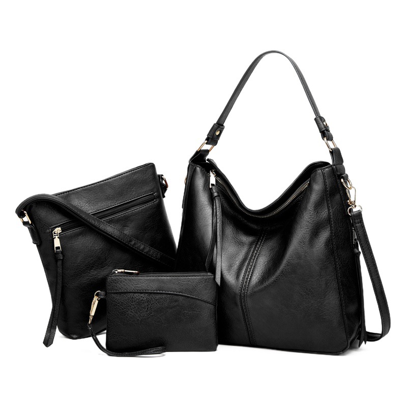 Foreign Trade Wholesale Women's Bags 2026 New European and American Fashion Large Capacity Tote Bag Shoulder Bag Set Bag