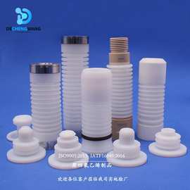 德诚旺 批发四氟弹性波纹管 聚四氟乙烯PTFE软管配套克朗斯