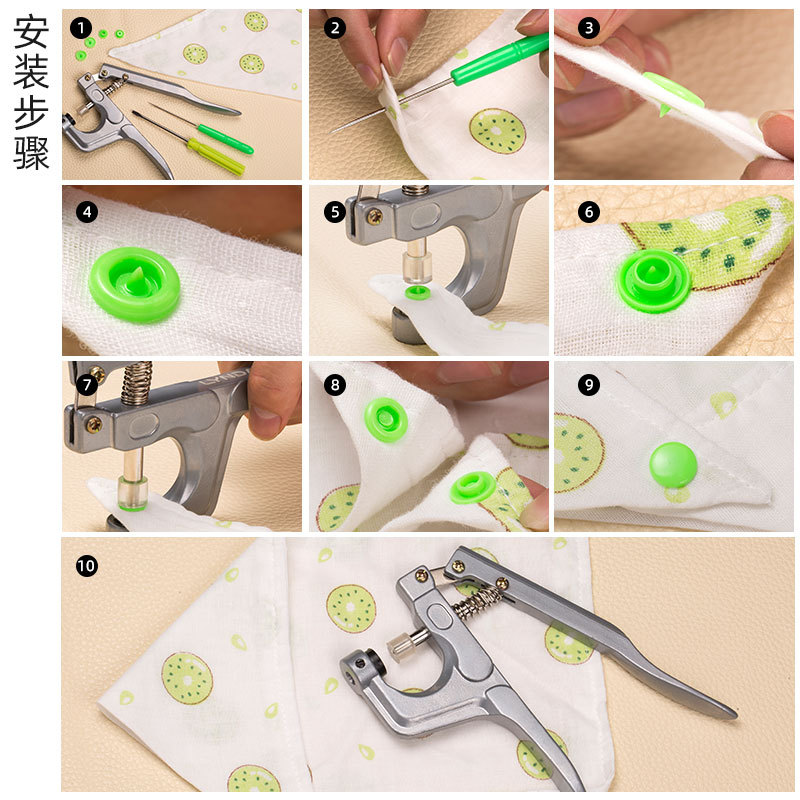 Amazon resina hebilla de cuatro articulaciones T5/T8 alicates de presión de mano herramienta de instalación de venta directa de fábrica alicates de presión hebilla de prensa