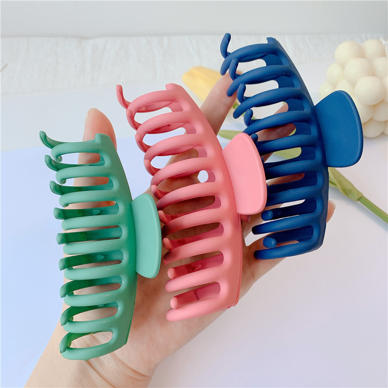 Aitong Jewelry Japanese and Korean Spring and Summer Big Dragon Bone Clip Shark Hair Clip Bathing Hair Claw Back of Head Hair Accessory Aitong Jewelry Japanese and Korean Spring and Summer Big Dragon Bone Clip Shark Hair Clip Bathing Hair Claw Back of Head Hair Accessory