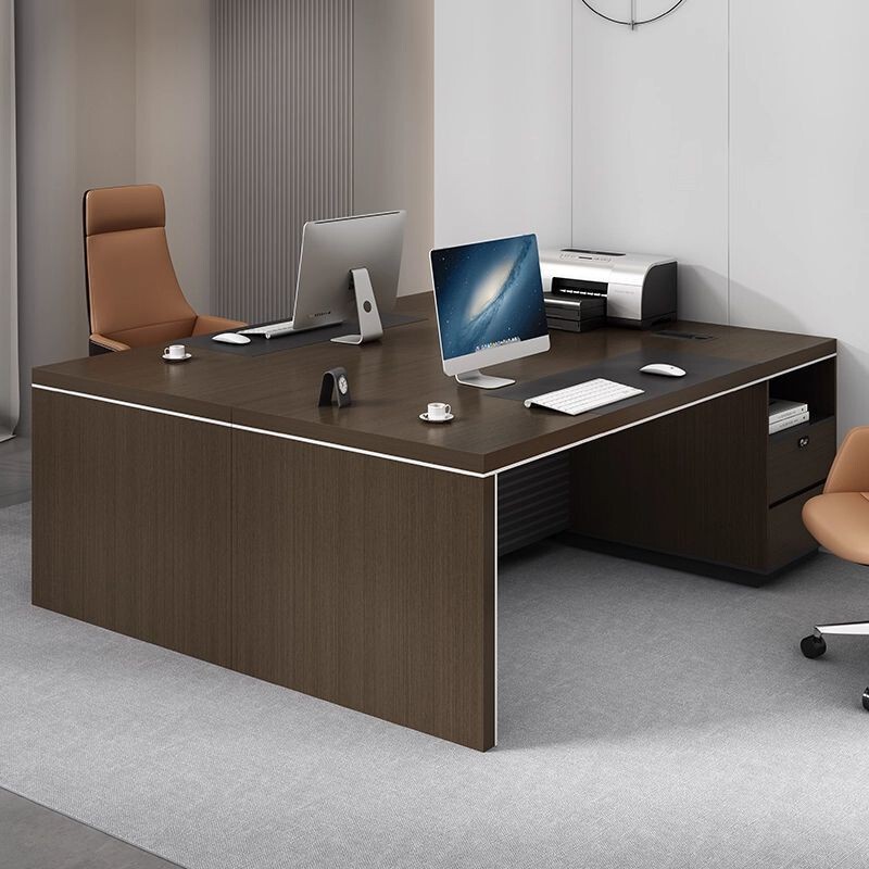 Executive Desk Single-Person Office Desk Boss Desk and Chair Set Simple Modern Manager Desk Office Administration Home Office Desk Executive Desk Single-Person Office Desk Boss Desk and Chair Set Simple Modern Manager Desk Office Administration Home Office Desk