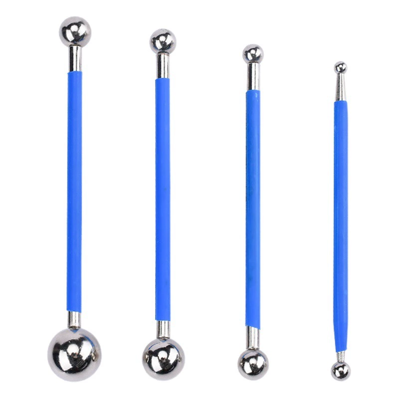 Герметизирующий агент, швейный стальной шарик, специальный инструмент для красивых швов, набор из четырех предметов стальных шариков, угол Инь и Ян, красивые швы, набор шариков из высокоуглеродистой стали