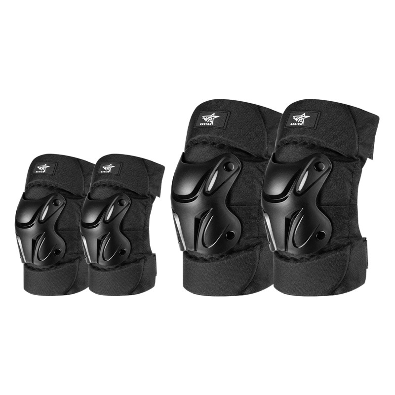 Rodillera de la motocicleta PP Shell protector de codo corto equipo de protección reflectante montar fuera de la carretera de protección al aire libre motocicleta fuera de la carretera resistente a la caída