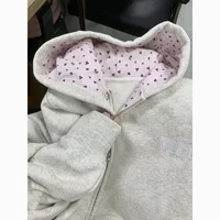 Осенний худи, милый кардиган, цветочный принт, oversized
