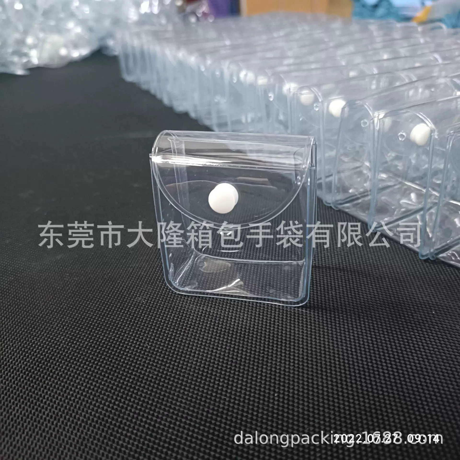 现货钥匙包 PVC盲盒包装袋 血氧仪收纳包纽扣包 公仔展示晒娃包