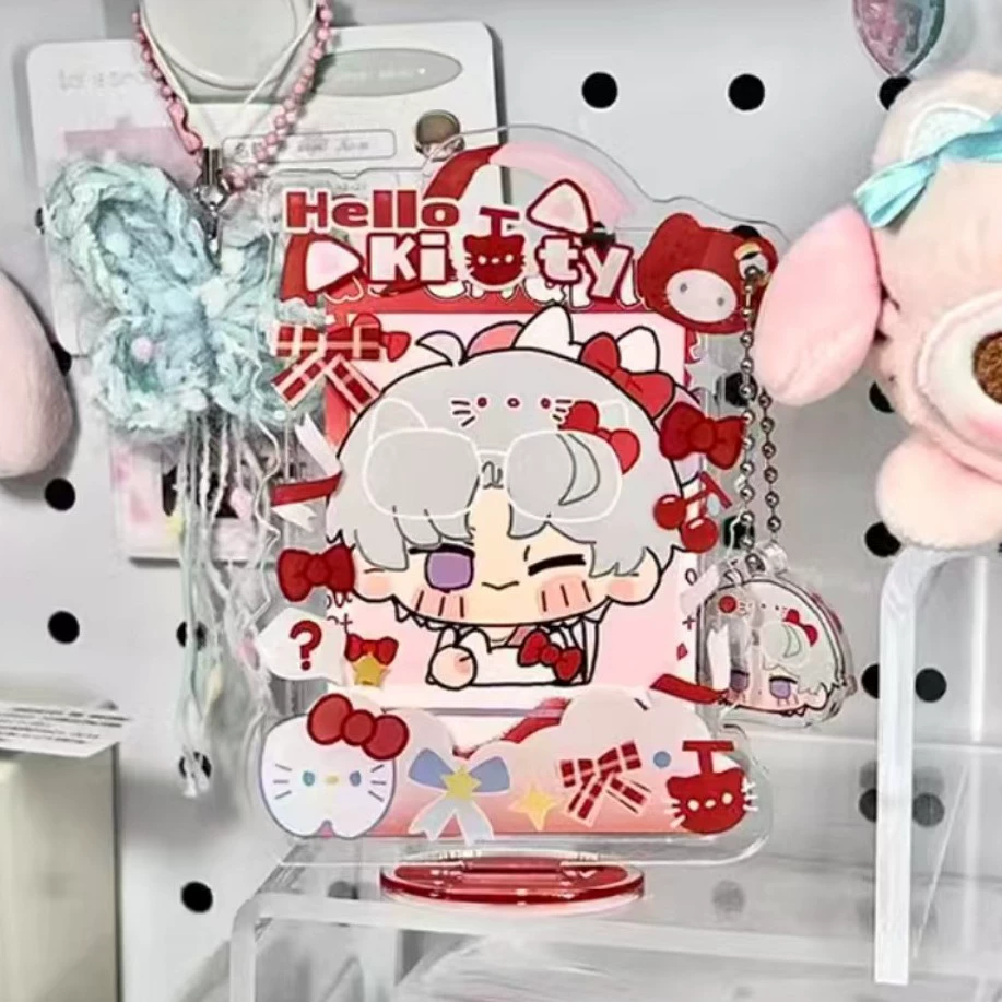 Акриловая подставка Sanrio, трехдюймовая небольшая карточная настольная подставка-стенд, декоративный аксессуар