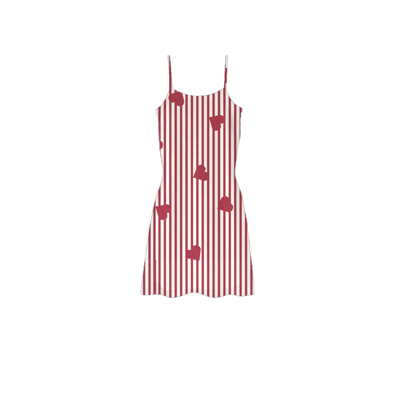 Sling de seda de leche, vestido fino de verano para mujer, falda de fondo, enagua en el interior, servicio a domicilio, se puede usar de longitud media