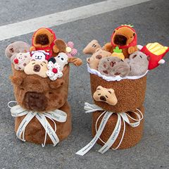 漫画の水ウサギ子供の日の人形の花束バレンタインデーのギフトガールフレンド人形人形親友の誕生日プレゼント