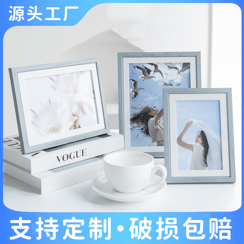 Wooden Photo Frame Customization 678inch A4 Inch 14 Inch 10 Table Hanging Wall Wedding Photo Frame Picture Frame Cross-Border Photo Wall Wooden Photo Frame Customization 678inch A4 Inch 14 Inch 10 Table Hanging Wall Wedding Photo Frame Picture Frame Cross-Border Photo Wall