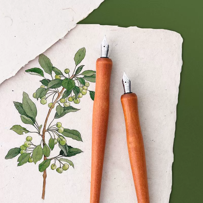 Pen, liner painting, comics, retro ink