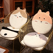 可爱猫咪记忆棉坐垫屁垫办公室久坐神器学生椅子椅垫毛绒座垫四季
